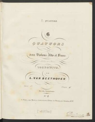 No. 2: 2. Quatuor