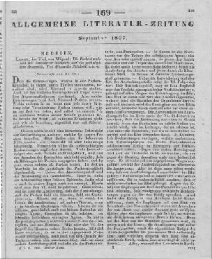 Petzoldt, A.: Die Pockenkrankheit mit besonderer Rücksicht auf die pathologische Anatomie. Leipzig: Wigand 1836 (Beschluss von Nr. 168)