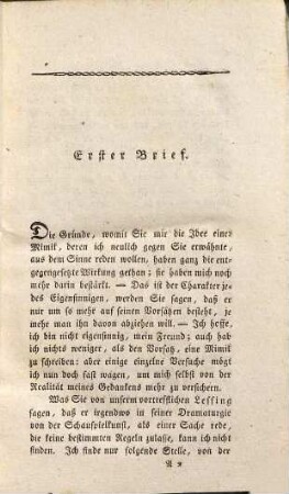 J. J. Engels sämmtliche Werke, 5. Ideen zu einer Mimik ; Theil 1