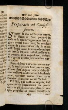 101-124, Praeparatio ad Confessionem