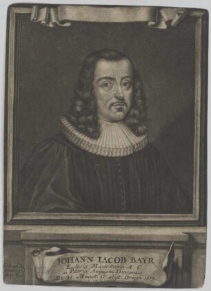 Bildnis des Johann Jacob Bayr