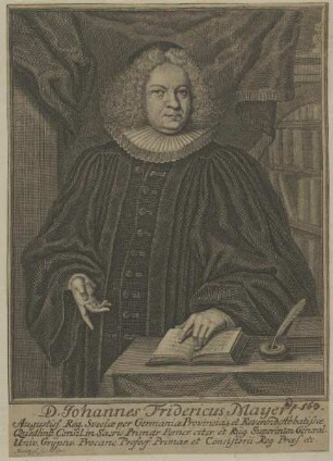 Bildnis des Johannes Fridericus Mayer