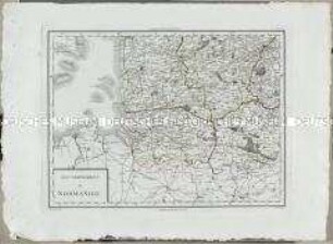 Atlas Nouveau: Gouvernement de Normandie. Mit einer Nebenkarte: Kanalinseln