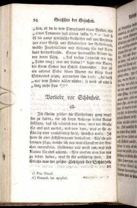 Vorliebe vor Schönheit