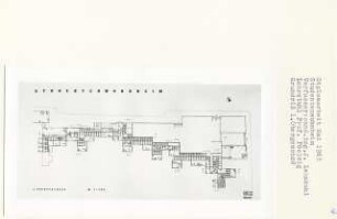 Studentenwohnheim (Diplomarbeit bei Peter Poelzig): Grundriss 1. Obergeschoss 1:200