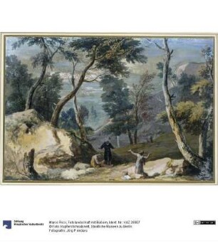 Felslandschaft mit Büßern