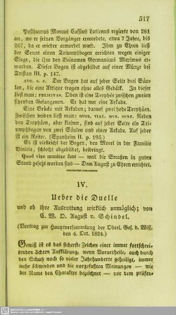 Ueber die Duelle und ob ihre Ausrottung wirklich unmöglich