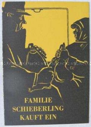 Illustrierte Propagandaschrift gegen die Verschiebung von DDR-Produkten nach Westberlin