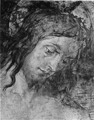 Ausmalung der Cappella Sistina — Wandmalerei des unteren Registers — Taufe Christi