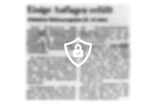 Einige Auflagen erfüllt