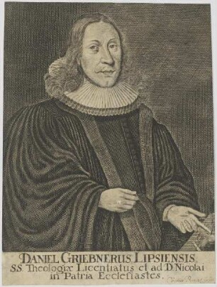 Bildnis des Daniel Griebnerus