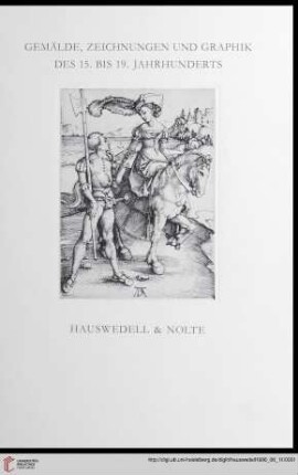 Nr. 264: Auktion / Hauswedell & Nolte: Gemälde, Zeichnungen und Graphik des 15. bis 19. Jahrhunderts : Auktion am 11. Juni 1986