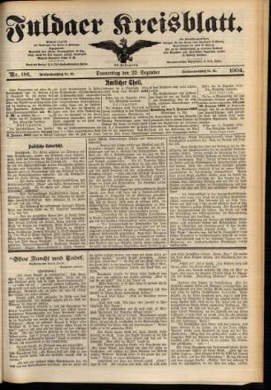 Ausgabe vom Donnerstag, den 22. Dezember 1904.