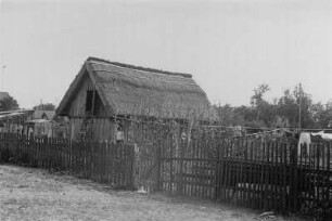 Fischerhaus in Nida : Reetgedecktes Fischerhaus in Nida.