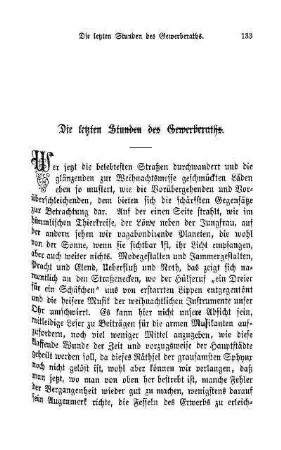 Die letzten Stunden des Gewerberaths