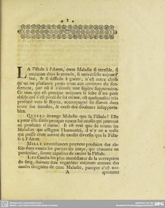 [Définition de la Fistule]