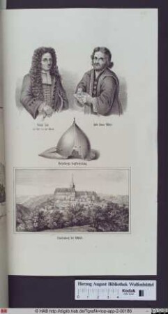 Nickel List als Herr von der Mosel; Jude Jonas Meier; Hackelbergs Kopfbedeckung; Staufenburg bei Gittelde