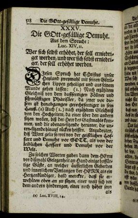 XXXV. Die Gott-gefällige Demuht. - XXXVII. Der Jüngste Tag Bezahlts Gelag.