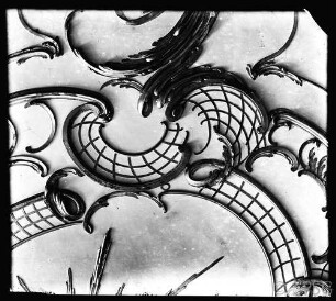Potsdam, Park Sanssouci, Neues Palais, Tressenzimmer, R. 163, Detail, Deckenornament.