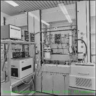 Unbekannter Versuchsaufbau des Laboratoriums für Aerosolphysik und Filtertechnik (LAF)
