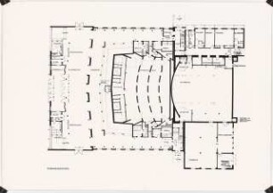 Stadttheater (später: Heinz-Hilpert-Theater), Lünen: Grundriss Eingangsgeschoss