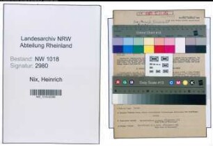Entnazifizierung Heinrich Nix , geb. 06.08.1902 (Betriebsleiter)