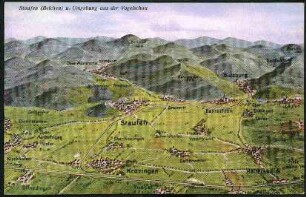 Staufen (Belchen) u. Umgebung aus der Vogelschau