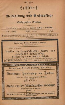 April-December 1893 = 1.-3. Heft