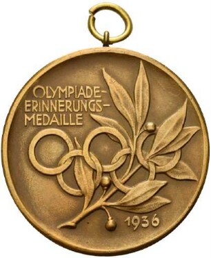 Olympiade-Erinnerungs-Medaille für ein Preisschießen in Singen