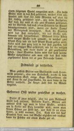 Gefrornes Obst wieder genießbar zu machen