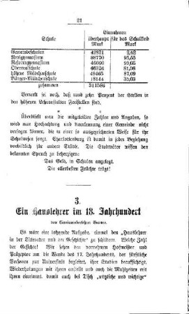Ein Hauslehrer im 18. Jahrhundert