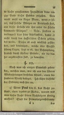§. 12. [Weitere Einwürfe]