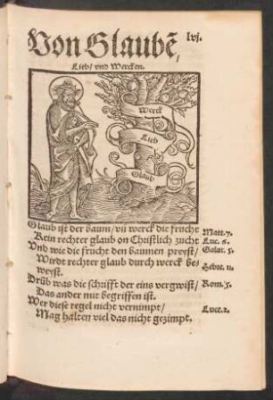 Von Glauben, Lieb/ und Wercken