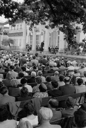 Serenade in Pillnitz (Reportage) mit Kurt Masur, 10. Juli 1955