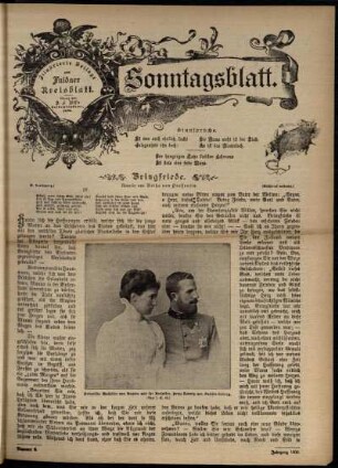 Ausgabe vom Sonntag, den 11. Februar 1900.