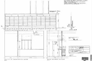 Tuttlingen: Bf - Kasse, Wandabwicklung + Schalterunterbau Empfangsgeb.