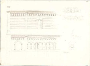Zocher, Ernst; Verona (Italien); San Zeno - Seitenwand (Teilansichten, Details)
