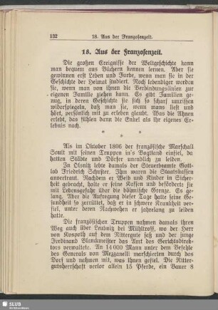 18. Aus der Franzosenzeit