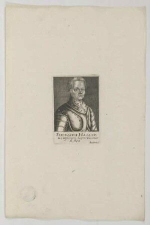 Bildnis des Friderich Haller