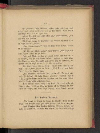Des Onkels Ankunft.