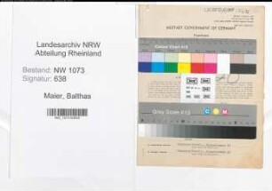 Entnazifizierung Balthas Maier , geb. 11.05.1891 (Firmeninhaber)