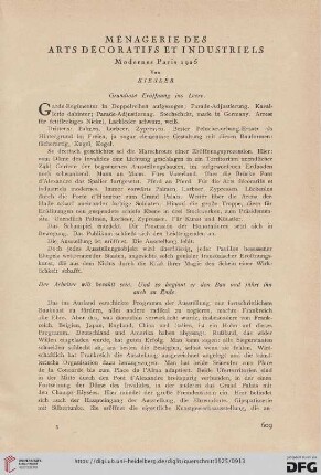 5: Ménagerie des arts décoratifs et industriels : modernes Paris 1925