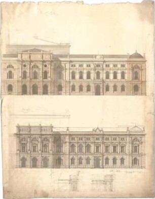Bühlmann, Josef; Berlin; Reichstag - Ansicht, Teilansicht