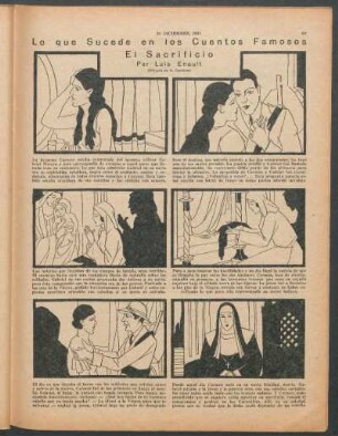 El sacrificio : Lo que sucede en los cuentos famosos