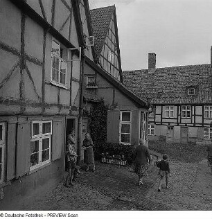 Stralsund. Ehemaliges Franziskanerkloster St. Johannis. Spitalbauten. Eingangsseite