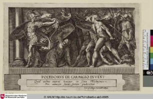 [Perseus verwandelt die Hochzeitsstörer in Stein; Perseus]