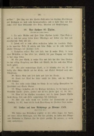 92. Luther auf dem Reichstage zu Worms 1521.