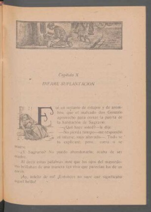 Capítulo X - Infame suplantación