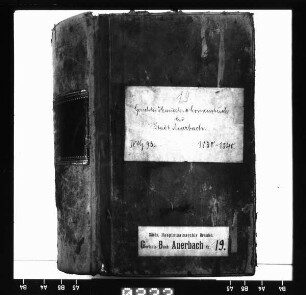 Gerichtshandelsbuch der Stadt Auerbach (bei Reichenbach), Bd. 21
