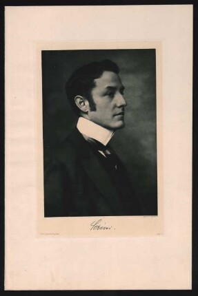 [Bildnis Dr. Hermann Serini]